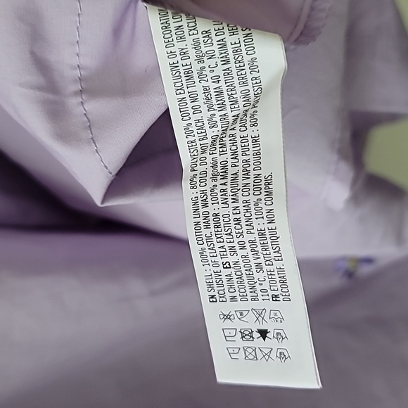Anthropologie Lavender Puff Sleeve Dress - Picture 7 of 15